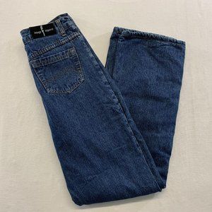 Image Apparel Unisex Blue Lined Thick Work Jeans